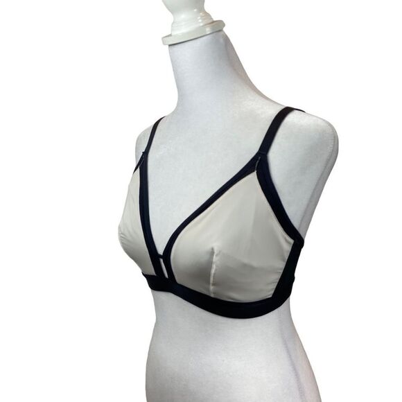 Lively White Bralette with Black Details Lively Size 2 - Picture 4 of 11
